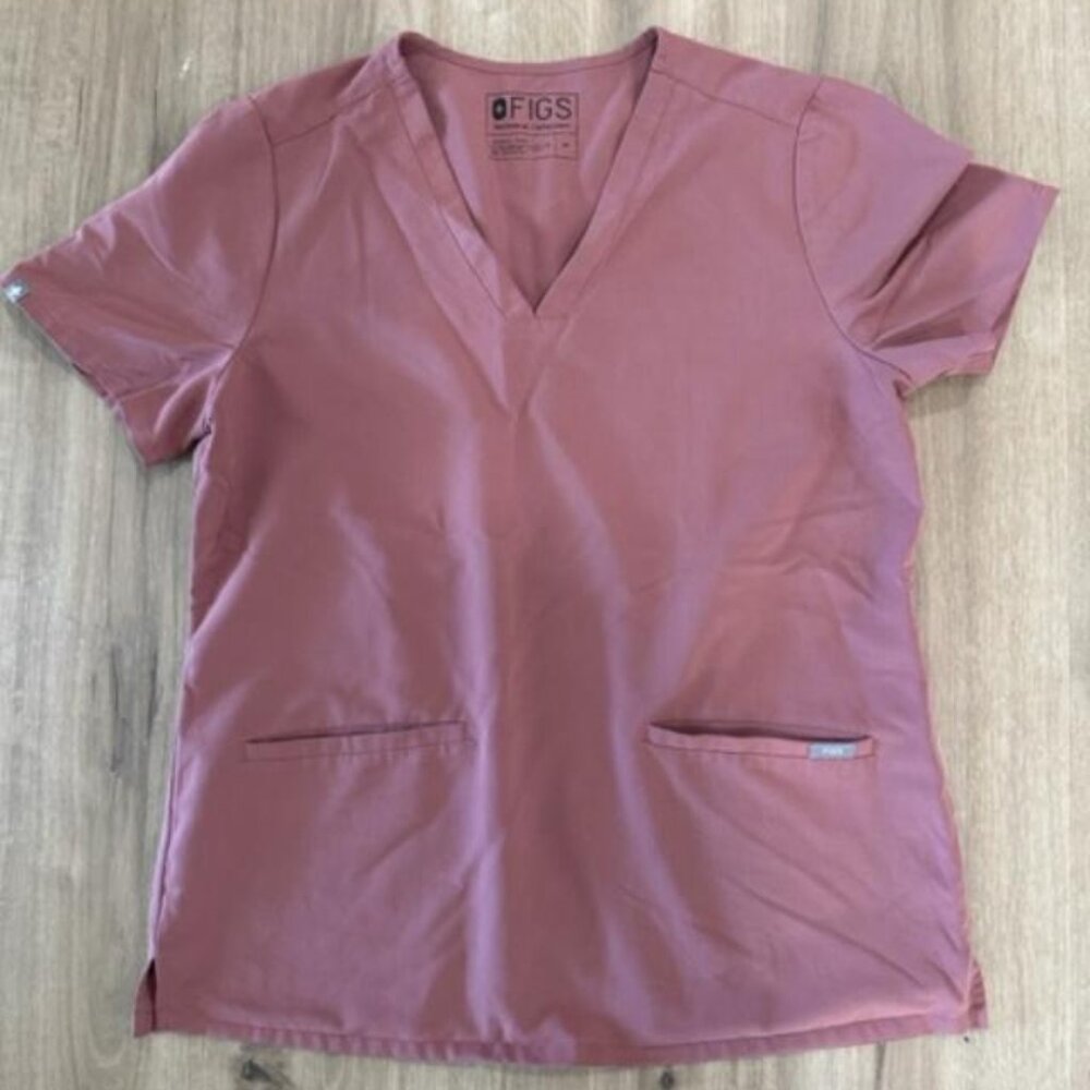FIGS Casma Mauve Top- Size Medium